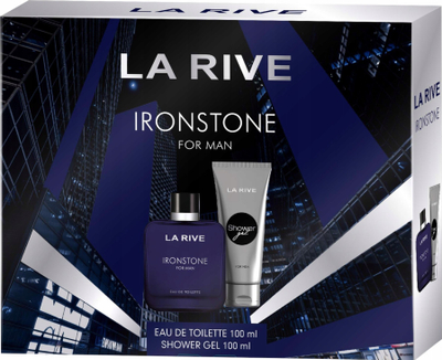 Set parfumi La Rive Ironstone For Man, EDT 100ml, xhel dushi 100ml, për burra