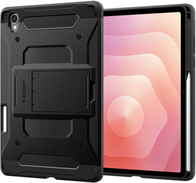 Mbulesë tablet Spigen Tough Armor Pro, 11", Samsung Galaxy Tab 2025, e zezë