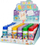Set flluska me sapun TUBAN Small Bubbles, 60 ml, display me 36 copë, me ngjyra të ndryshme
