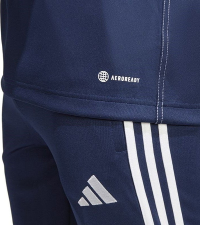Bluzë sportive Adidas Tiro 23 Training Top M HZ0174, gjysmë zinxhir, AEROREADY, e zezë