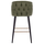 Karrige bar Marcello nubuck 50×49.5×101.5 cm (HM9280.13), gjelbër