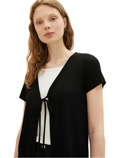 Triko Tom Tailor Regular Fit mTT1324, e zezё, XL