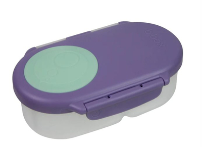 Kuti ushqimi b.box Snack Box Sugar Plum, me ndarje, pa rrjedhje, lejla