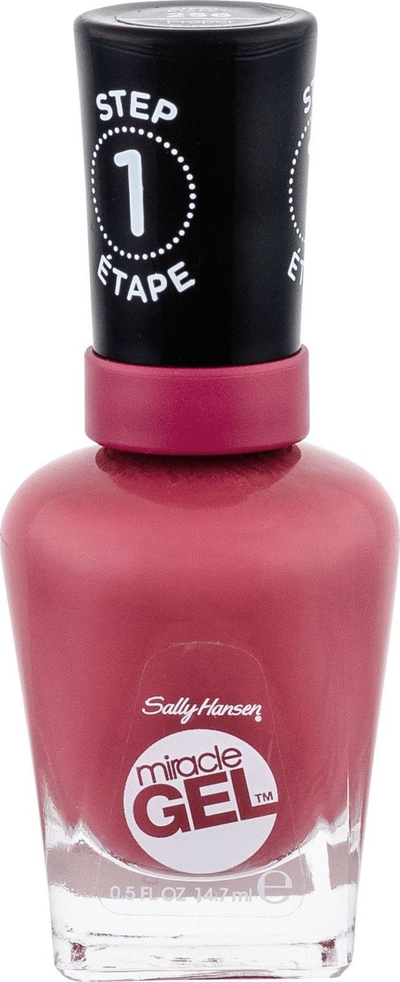 Llak për thonj Sally Hansen Miracle Gel Proper P-rose, efekt xheli, rozë e butë