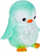 Lodër antistres me gome Penguin A220, 8cm, me kokrra, ngjyra të përziera