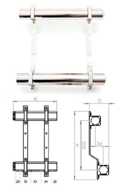 Kolektor SiGMA-Li, 159 x 325 x 87 mm