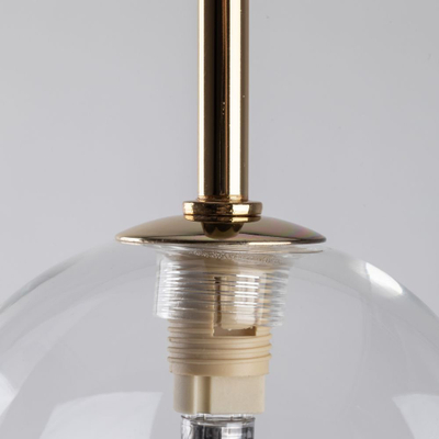 Luster varëse TK-Lighting Aurora, 1xG9, Ø50cm, e zezë ari