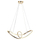 Llambë tavani LED e artë 70×78 cm (HM7522.02)
