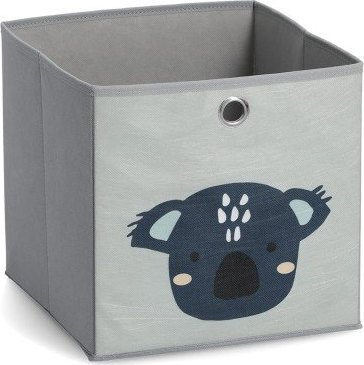 Kuti për rujtje Zeller Koala, prej tekstili, 28x28x28 cm, gri