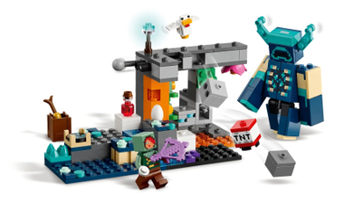 Lodra ndërtimi LEGO Minecraft 21274 The Warden Encounter, 238 pjesë, për fëmijë 7+