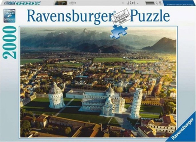 Puzzle Ravensburger Pisa Itali, 2000 copa, për të rritur, shumëngjyrësh
