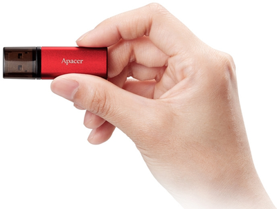 USB Apacer H25B, 32GB, 3.1, e kuqe