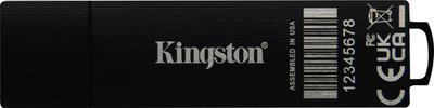 USB Kingston IronKey D500S, 8 GB, e zezë