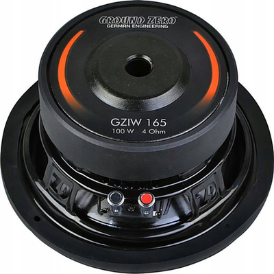 Woofer veture Ground Zero GZIW 165, 16.5 cm, 100W RMS 4 Ohm, i zi