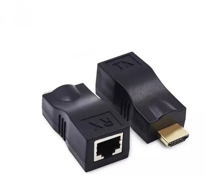 Adapter zgjerues HDMI RoGer 2.0, RJ45 Cat5e/Cat6, 30m, 4K, i zi