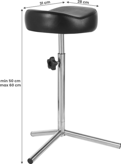 Mbështetëse tatuazhesh Pro Ink 503, e rregullushme, profesionale, e zezë