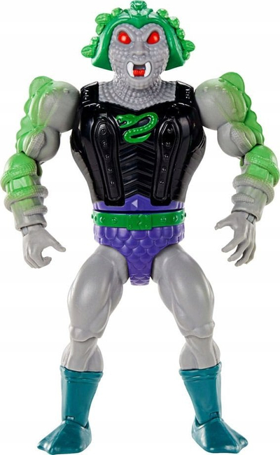 Figurë aksioni Mattel Masters of the Universe Origins Deluxe, 14cm, me aksesorë, gri e gjelbër