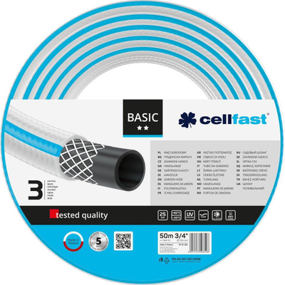 Gyp kopshti Cellfast Basic, 19mm, 50m, jeshil