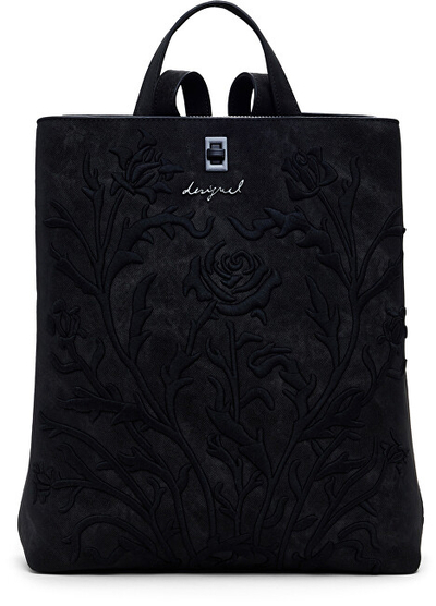 Çantë për femra Desigual Romeo Floral Total, e zezë