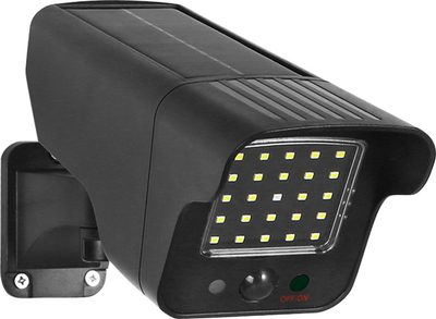 Prozhektor diellor LED SOL1803S me sensor lëvizje, për mur, ngjyrë e zezë