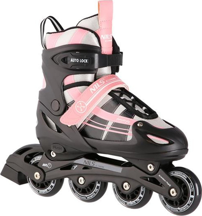 Patina me rrota Nils Extreme NH18366A për goca, numri 31‑34, 2‑në‑1, rozë