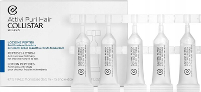 Serum flokësh Collistar Attivi Puri Hair, kundër rënies, ampula 5x15ml