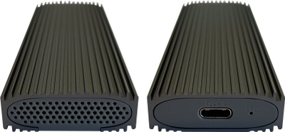 Kuti e jashtme SSD LC-Power LC-M2-C-NVME-3, NVMe M.2, USB 3.2 Gen 2, e zezë