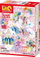 Blloqe edukative LaQ Sweet Collection Unicorn, set kreativ, shumëngjyrëshe