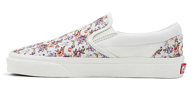 Atlete për femra Vans Classic Slip-Ons, të bardha/shumëngjyrëshe