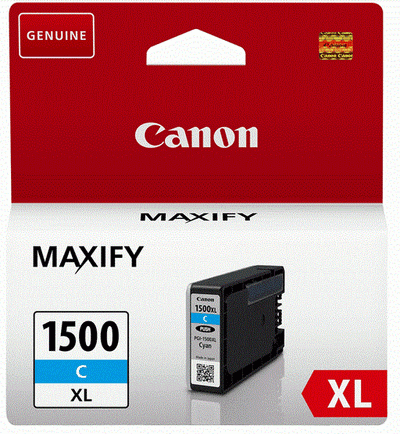 Ngjyrë printeri Canon PGI‑1500XL Cyan, 12 ml, e kaltër