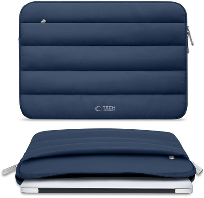 Futrollë laptopi Tech-Protect Fluffy, 15-16", e kaltër