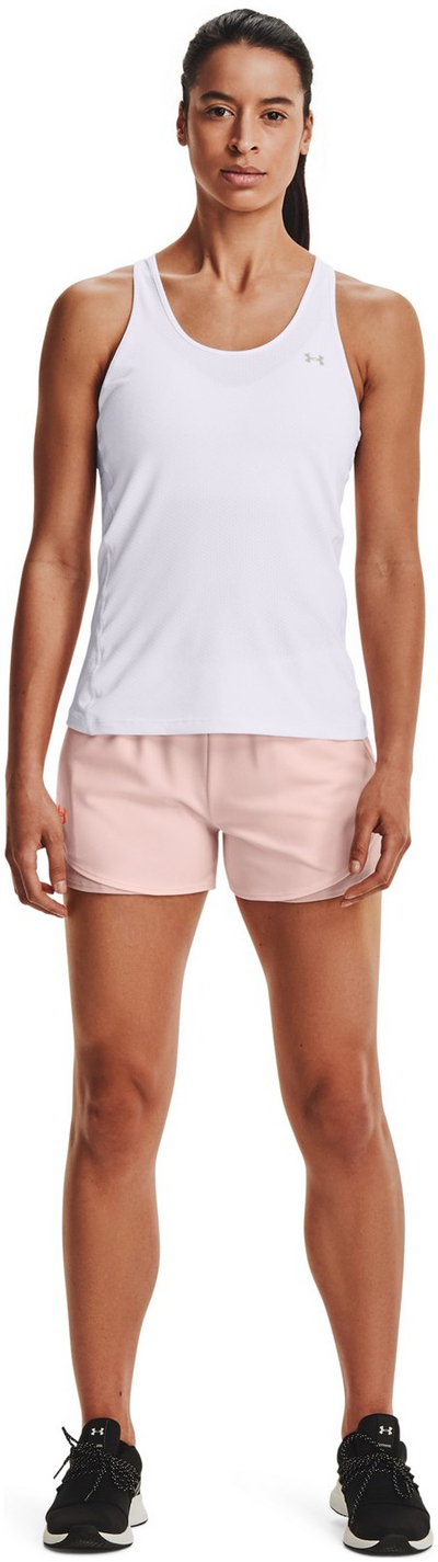 Pantallona të shkurtra sportive Under Armour Play Up 3.0, për femra, rozë portokalli