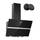 Kapak aspirues IsEasy TV5290D4-CC-I2, filtër karboni, xham, i zi