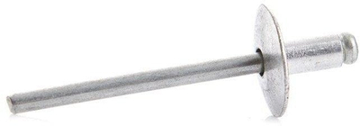 Set nitna Erko ALU STEEL Large, 4.8x16 mm, 50 copë, argjendtë