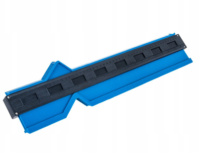 Matës forme Geko Template, 51cm, plastikë, blu e zezë