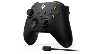 Gamepad Microsoft Xbox Wireless Controller, me kabllo USB C, i zi