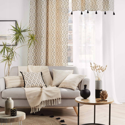 Jastëk dekorativ Douceur d'intérieur Cotton 40x40, pambuk 100%, beige