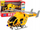 Helikopter lodër Lean Toys Rescue Helicopter, ambulancë me drita, me zë, i verdhë