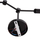 Llambë tavanore Lighty HM7405.11, 4xE27, metal, e zezë