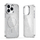 Këllëf telefoni Hurtel Glitter MagSafe për Samsung Galaxy A16 5G, TPU, gjysmë-transparent, i bardhë