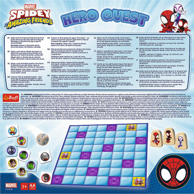 Loja me tabela Trefl Spidey Hero Quest, për gjithë familjen, 3+