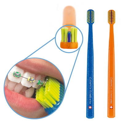 Brushë e dhëmbëve Curaprox ortho ultra soft, e kaltër