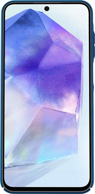 Mbulesë telefoni Nillkin Super Frosted për Samsung Galaxy A16 4G/5G, plastike, Peacock Blue