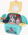 Lodër veterinari WOOPIE Doggy Backpack, set 2 në 1, shpinore me qenush, shumëngjyrëshe