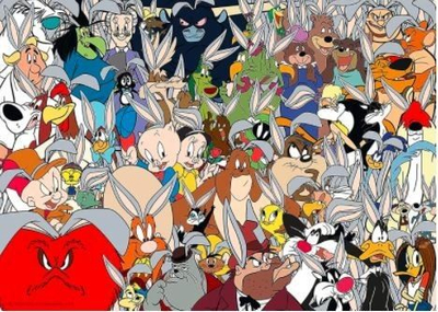 Puzzle 2D Ravensburger Looney Tunes Challenge, 1000 copa, shumëngjyrësh
