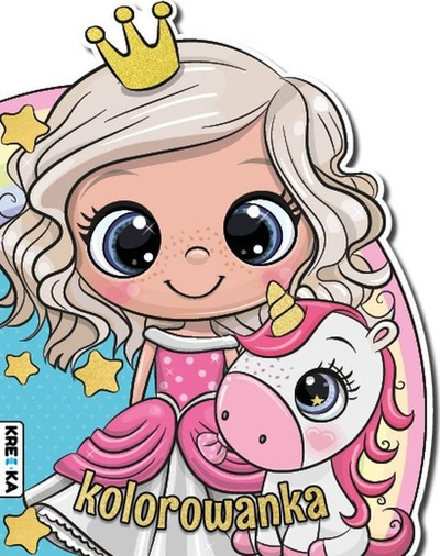 Libër ngjyrosjeje Kreaka Princess, me ngjitëse, për kalamajt