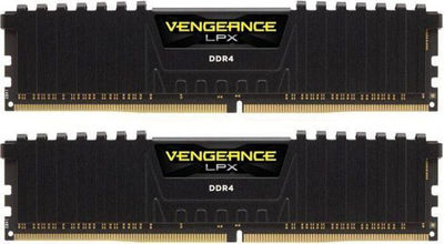 Memorie operative RAM Vengeance LPX (CMK16GX4M2B3000C15), 16GB DDR4, 3000MHz, CL15, e zezë