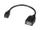 Kabllo OTG USB VALUE 11.99.8311, Micro USB në USB A, 0.15m, e zezë
