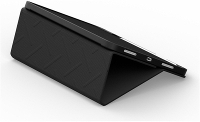 Kuti mbrojtëse Skinarma Juno për iPad 11" A16 2025 dhe iPad 10.9" 10th Gen 2022, mbajtës për Apple Pencil, funksion stand, e zezë
