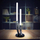 Llampë tavoline Ukonic Ahsoka Lightsaber, LED, dekorative, gri e zezë